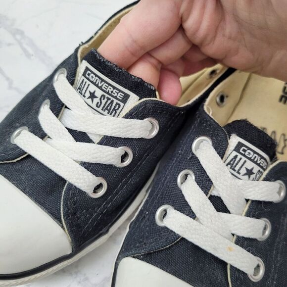 Converse All Star Black & White Sneakers Shoes Size: 6 US - Picture 8 of 10